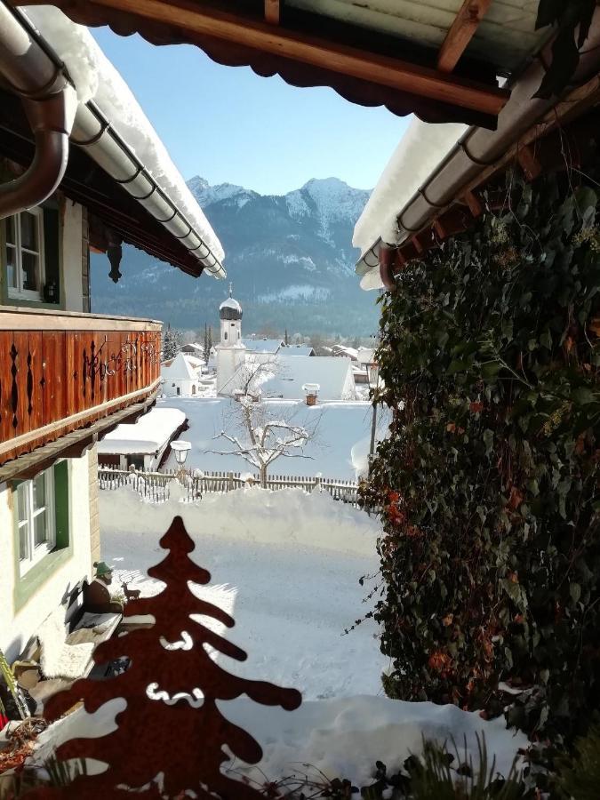 Haus Holler Appartement Wallgau Buitenkant foto