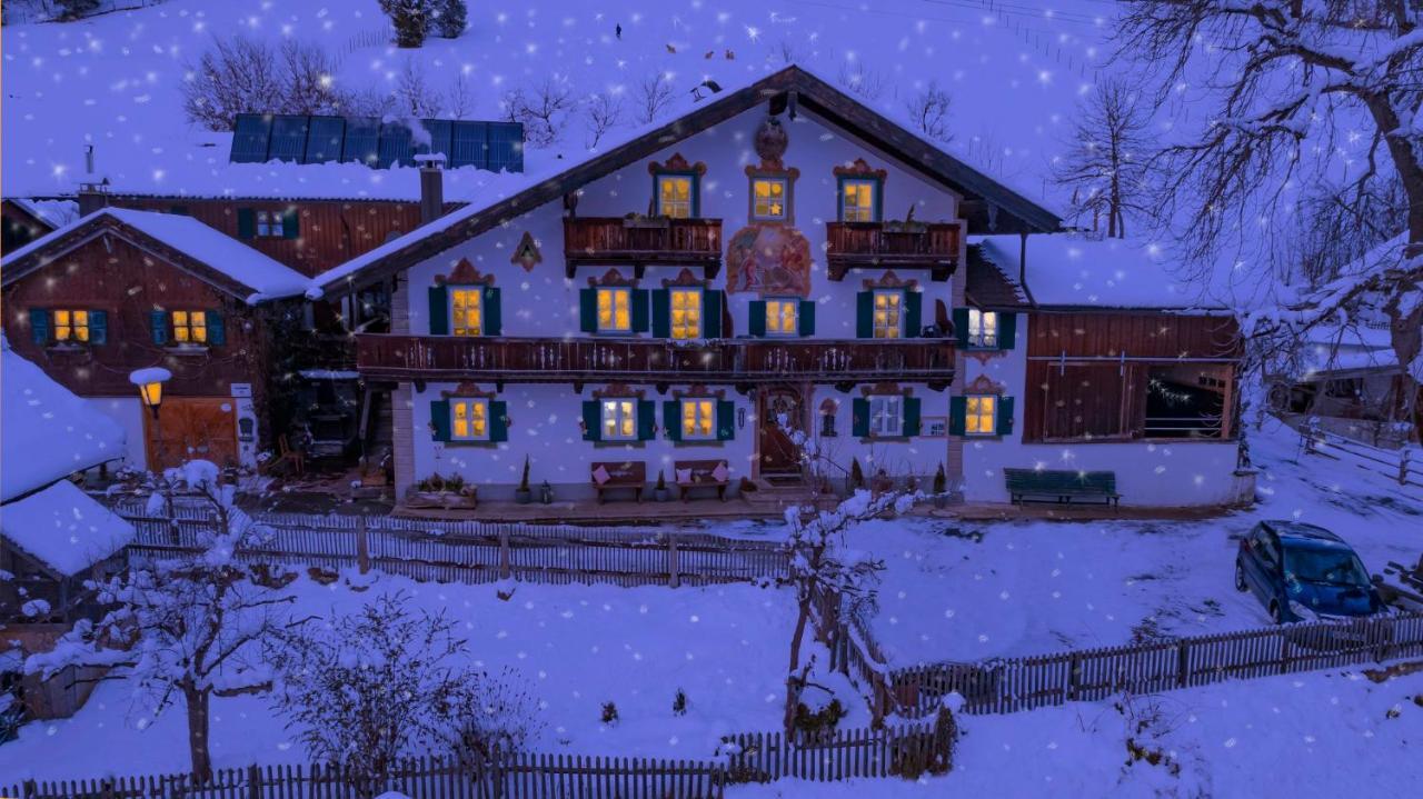 Haus Holler Appartement Wallgau Buitenkant foto